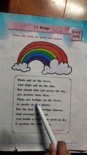 bridge #poem #english #learningpoem #std2nd