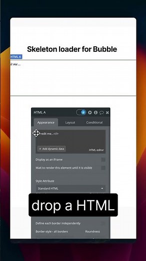 Skeleton loaders for better UX | Bubble.io Tutorial