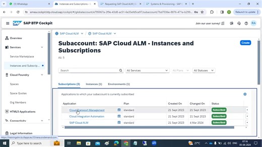 SAP CLOUD ALM - 介绍和设置2024