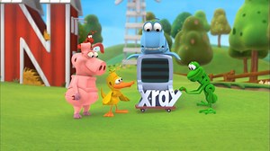 2.3K views · 51 reactions | Yesterday, November 8th was X-ray Day, so our word of the week is x-ray! What is wrong with Shark? Frog and Duck build an x-ray machine to see inside of Shark. What do they find? | WordWorld | Facebook