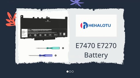 E7470 J60J5 E7270 Battery Compatible with Dell Latitude E7470 E7270 7470 7270 Laptop Battery,Type 0MC34Y MC34Y R1V85 242WD GG4FM WYWJ2 1W2Y2 451-BBSX 451-BBSY 451-BBSU P26S001 P61G001 PDNM2 7.6V 55Wh