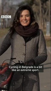 Jasna Cizler, a cycling campaigner from one of Europe's most polluted cities, believes bicycles hold the key to cleaner air. https://bbc.in/2RRhu3T | BBC News