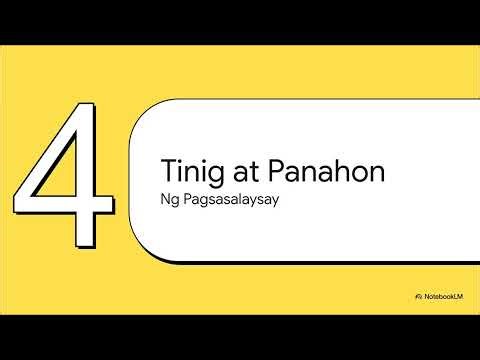 Bahagi 1 - Naratolohiya ni Gérard Genette