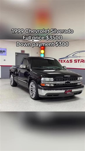 🚘 FOR SALE: 1999 Chevrolet Silverado Stepside 🔥 💰 Price: $3,500 💵Downpayment: $300 📋 Vehicle Details: • Year: 1999 • Make: Chevrolet • Model: Silverado Stepside • Mileage: 64,400 miles • Engine: 5.3L V8 • Transmission: Automatic (4L60E) • Drivetrain: RWD (3.42 GU6 Gears) • Exterior Color: Black • Interior Color: Gray ⚙️ Factory Options & Features: • 5.3L V8 / 4L60E Transmission • 3.42 GU6 Rear Gears • Stepside Bed • Factory Bucket Seats & Center Console • ❄️ A/C & 🔥 Heat • Cruise Control •
