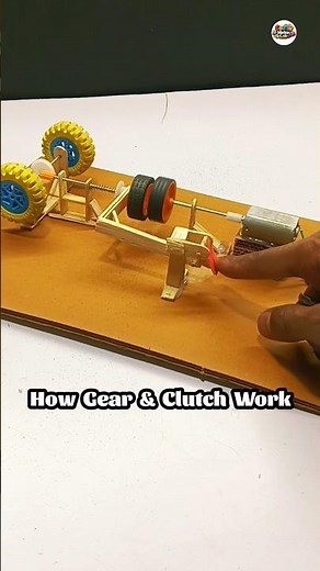 How Car Gear & Clutch Plate Work | Engine Power Disconnect Explained
