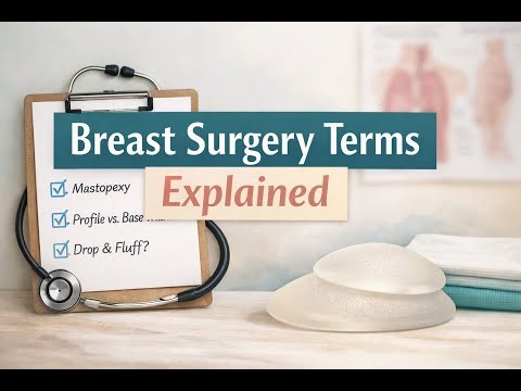 Breast Surgery Terms Explained: What Mastopexy, Profile & ‘Drop and Fluff’ Really Mean (Part 1)