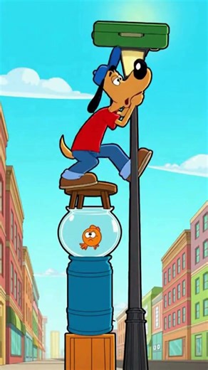 Extreme Light Fixing Fail! 💡🐶 #shorts