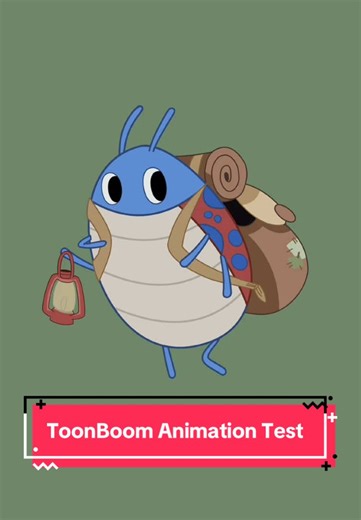 Learning how to animate in Toon Boom Harmony by creating a character walk cycle 🐞 *Character design borrowed with permission from @ heather_illustration_ on Instagram* #animation #ladybug #toonboom #toonboomharmony #indieanimation #cartoon #irishtiktok #illustration #cute #digitalartist