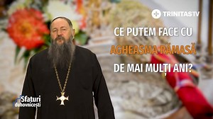 804K views · 31K reactions | Ce putem face cu Agheasma rămasă de mai mulți ani? Protoiereu Gheorghe Colțea, Protopop de Bran Zărnești #SfaturiDuhovnicești | TRINITAS TV | Facebook