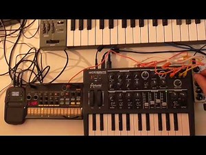 Arturia MicroBrute - Volca Beats jam
