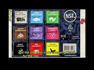 Chef skill assessment session questions and answers || Colour code chopping board