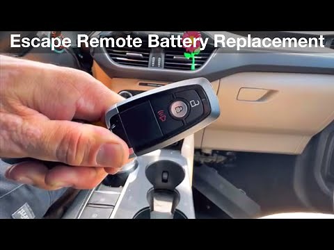 2020 - 2023 Ford Escape Remote Battery Replacement / key fob batteries