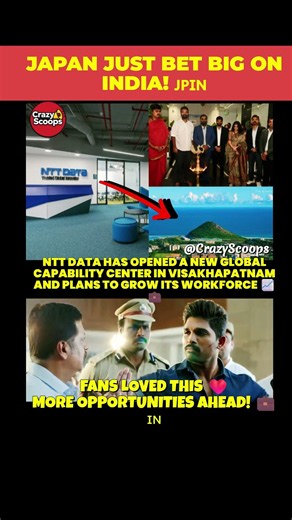 Japan's NTT DATA Opens New Tech Center In Visakhapatnam! 🇯🇵🇮🇳💼#trending #shorts #viral #japan #vizag