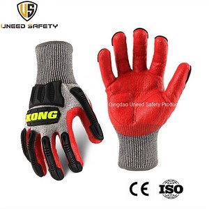 [Hot Item] Hot Sales TPR Back Impact Cut Resistant Hand Protection Safety Work Gloves