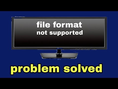 file format not supported in tv! pendrive video not working in tv! pendrive video not playing