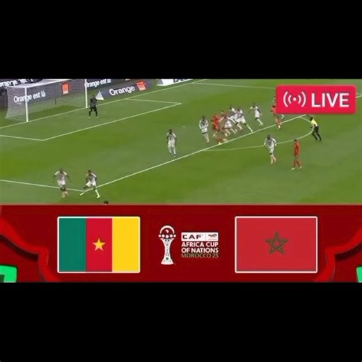 ⚽ Morocco vs Cameroon — LIVE Football Match (AFCON 2025 Quarter-Final) 🇲🇦🦁🇨🇲🦁 Match: 🇲🇦 Morocco vs Cameroon Competition: Africa Cup of Nations (AFCON) 2025 Quarter-Final Date: Today – Friday, 9 January 2026 Kick-off: ~19:00 GMT / 20:00 CET 📍 Venue: Prince Moulay Abdellah Stadium, Rabat (hosts Morocco) � Tips.gg 🔴 This is a huge quarter-final clash in the AFCON knockout stage — both teams are fighting for a place in the semifinals. � Al Jazeera 📺 Where to Watch LIVE – Africa & Middle E