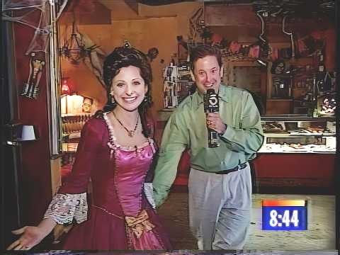 Sarah Michelle Gellar on KTLA 091597 - Buffy Studio set visit