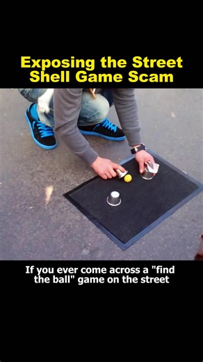 Street Shell Game Scam#knowledge #tiktok #fyp | game