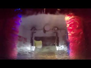 Going Through a Shell Gas Station Car Wash