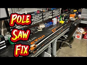 How to fix a Stihl HT 131 pole saw shaft that has come apart. Step-by-step how to video repair.