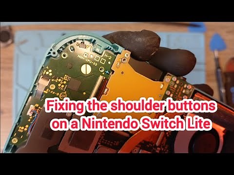 How to replace the shoulder buttons on Nintendo Switch Lite