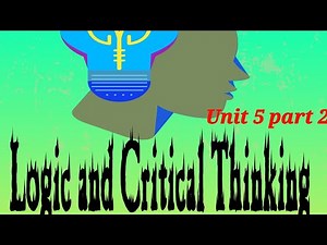 freshman course logic and critical thinking chapter/unit 5 part 2 informal fallacy