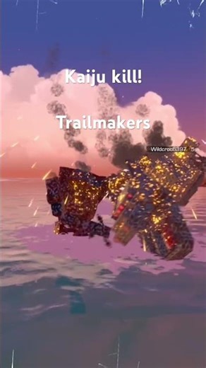 Crimson typhoon is unstoppable in this game #trailmakers #Jager #PacificRim￼￼