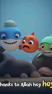 Muslim Shark | kids Nursary rhyme | UKM Kids #song #shortvideo