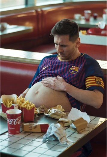 Messi is obese #messi #cristianoronaldo #football #fy