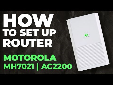 ✅ How to Setup Motorola MH7021 | How to Set Up MOTOROLA AC2200 MH7021 WiFi Router