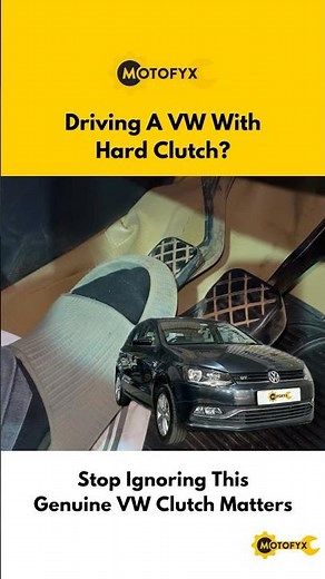 Hard Clutch in Your VW? Here’s the Real Fix | Polo Vento Rapid Ameo | Genuine VW Parts | MotoFyx