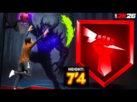 I Created THE MOST BROKEN 7'4" Post Scorer Build in NBA 2K26!