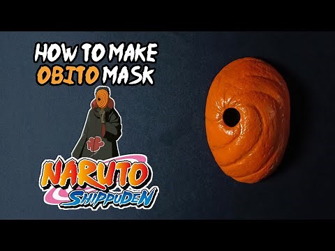 How to make Tobi/Obito mask form NARUTO | Cardboard Mask | #diymask
