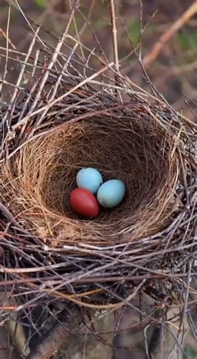 Blue Jays Adopt Abandoned Cardinal Egg and Raise All Three Chicks Together