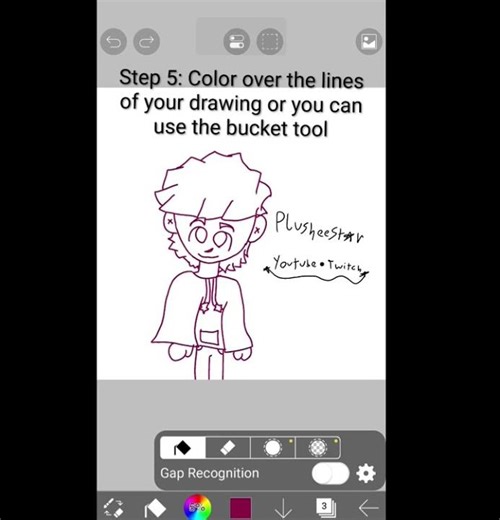 Tutorial On How To Make Line Art On Ibis Paint X (VERY EASY)