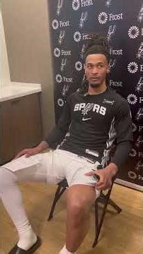 12-19-25 San Antonio Spurs Guard Stephon Castle Postgame Interview