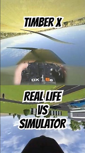 Simulator Training VS Real Life Flying TIMBER X