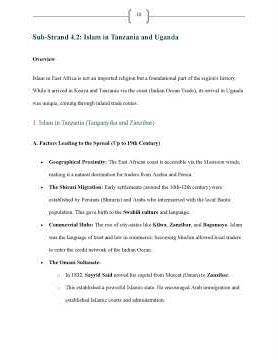 Grade 10 IRE Strand 4 Islamic History and Civilisation Notes