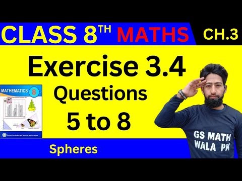 Class 8 math chapter 3 exercise 3.4 Q.5 to 8 | Class 8 math exercise 3.4 | 8 class math exercise 3.4