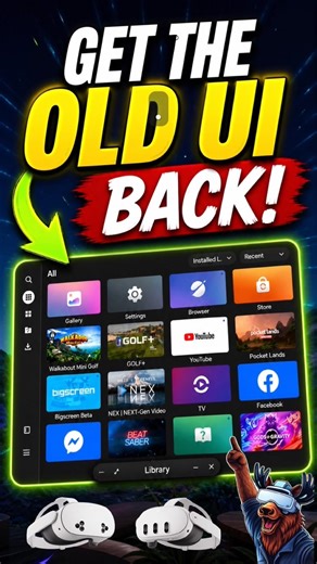 Get the OLD Quest User Interface Back! 🔥(Quick Guide)