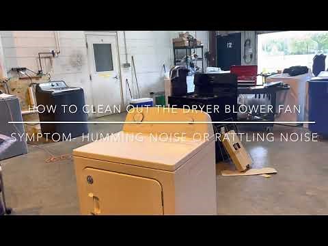 How to clean the blower fan on a Whirlpool Dryer