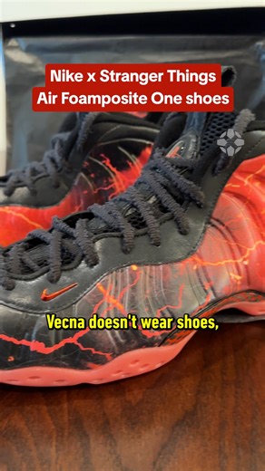 These Nike x Stranger Things Air Foamposite shoes are perfect for escaping the Upside Down! Thank you to Sole Play ATL for sending us a pair. #nike #strangerthings #shoes #ign #collab | IGN