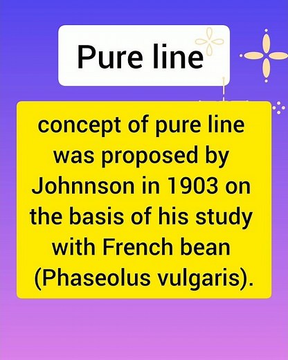 Pure Line in Plant Breeding // JRF Plant Science Question #plantbreeding