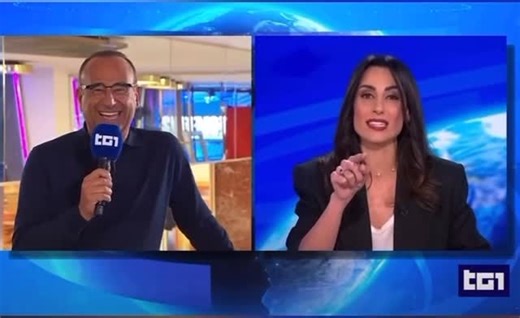 Trash oh meo deo | CARLO CONTI CHIEDE IN DIRETTA SUL TG1 A UNA GIORNALISTA (Giorgia Cardinaletti) DI CO CONDURRE L’ULTIMA PUNTATA DI SANREMO CON LAURA... | Instagram