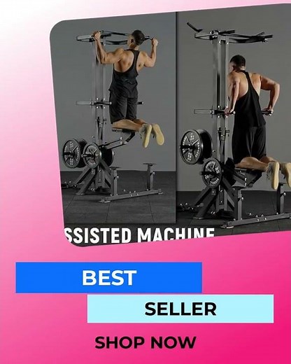 Assisted Pull Up Machine 600LBS Leverage Chin and Dip Machine 4 in 1 Plate Loaded for Home Gym