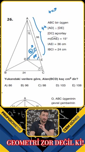 📌QUESTION SOLUTION 💥| GEOMETRY ISN'T DIFFICULT!💎|💪 #yks #questionsolution #viral #trendingreels #...