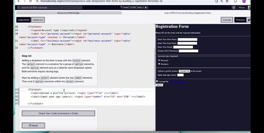 Learn HTML By Building Registration Form 50 #form #htmlcoding #coding #codingbootcamp #freecoding