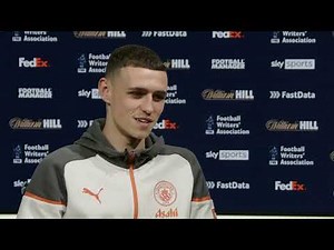 Phil Foden Exclusive interview as he accepts his FWA Footballer of the Year award.