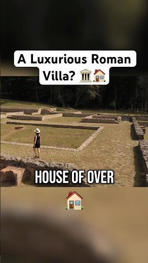 Ancient Roman Villa: A Glimpse Inside? 🏛️🏘️ #building #ancienthistory #gaul
