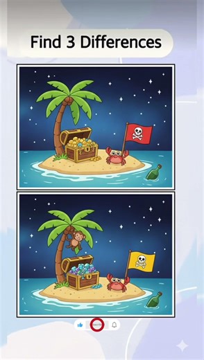 Spot 3 Differences!! #8. #bome